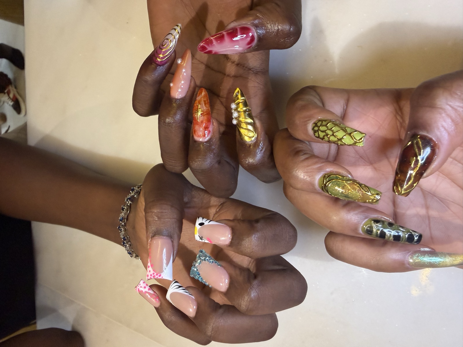 Nail art sets at The Gel Bar